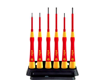 Wiha 42989 Schroevendraaierset Elektronica, VDE, Elektronica en fijnmechanica 7-delig Kruiskop Phillips, Plat Wiha 42989 Schroevendraaierset Elektronica, VDE, Elektronica en fijnmechanica 7-delig Kruiskop Phillips, Plat