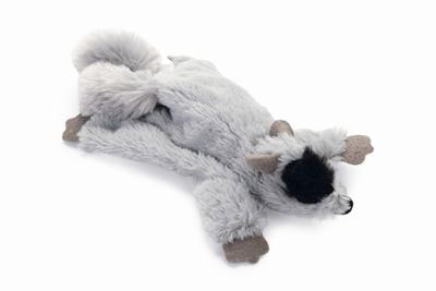 Beeztees kattenspeelgoed catnip platte Tex 2x15x27cm grijs