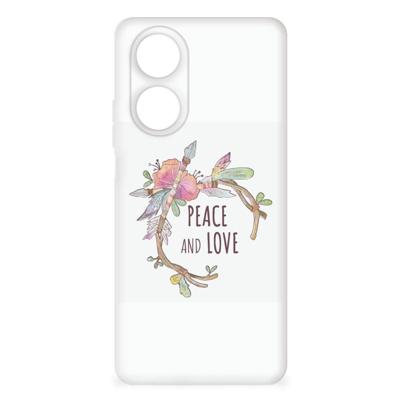 OPPO A58 4G Telefoonhoesje met Naam Boho Text OPPO A58 4G Telefoonhoesje met Naam Boho Text