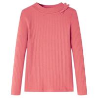 VidaXL Kindershirt met lange mouwen 128 oudroze - thumbnail