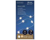 Lumineo Micro ledverlichting ster 95cm 20l - thumbnail