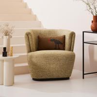 Fauteuil Tulum Geel Stof - thumbnail