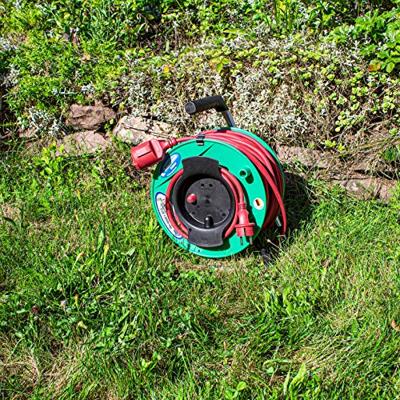 AS Schwabe 12239 Kabelhaspel 50 m Rood Randaarde rubberen stekker