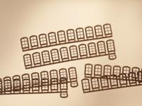 Auhagen 80204 H0 Vensters Bruin Kunststof bouwpakket - thumbnail