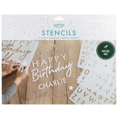 Ginger Ray sjabloonset 6 stuks | 10 stuks