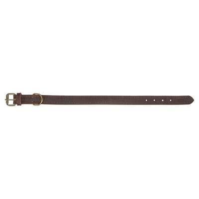 Trixie halsband hond rustic vetleer donkerbruin