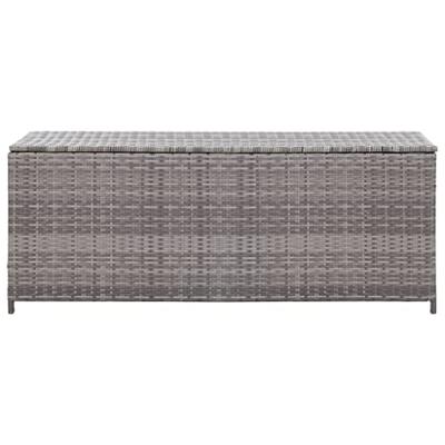 Tuinbox 120x50x60 cm poly rattan grijs Tuinbox 120x50x60 cm poly rattan grijs
