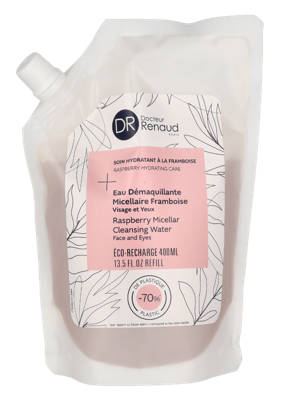 Dr. Renaud Raspberry Micellar Cleansing Water - Refill 400 ml Make-up verwijderaar en reiniger