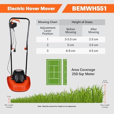 BLACK+DECKER BEMWH551 1200W 30CM Hover maaier - BEMWH551-QS