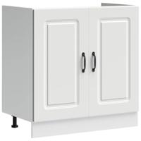 Keukenkast met opslag Kalmar Wit 80 x 46 x 81,5 cm Bewerkt hout - thumbnail
