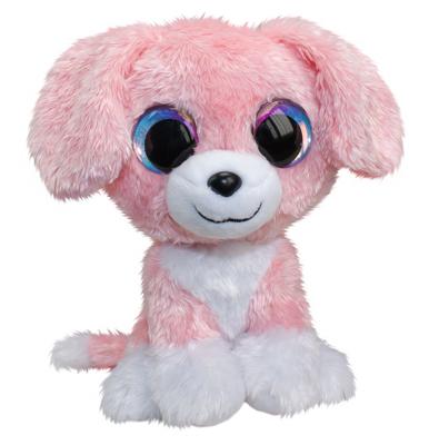 Lumo Stars knuffel - hond pinky, 15cm
