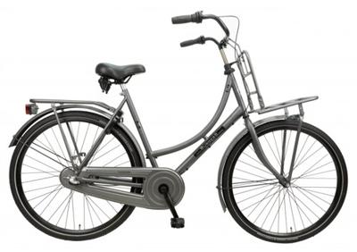 Aldo 28 inch omafiets cargo 50cm 3v grigio mat