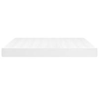 Pocketveringmatras 180x200x20 cm kunstleer wit - thumbnail