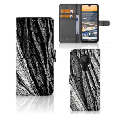 Book Style Case Nokia 5.3 Boomschors Grijs
