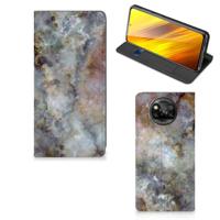 Xiaomi Poco X3 Pro | Poco X3 | Standcase | Marmer Grijs - thumbnail