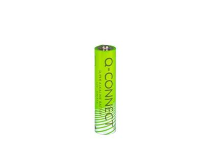 Q-CONNECT batterij, alkaline, AAA, blister van 4 stuks Q-CONNECT batterij, alkaline, AAA, blister van 4 stuks