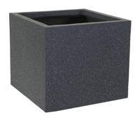 Terrazzo Cubi W34H30 bloempot fiberclay clayfibre MCollections - Mcollections - thumbnail