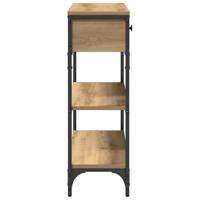 Wandtafel met lade Artisan Eiken 72.5 x 25 x 75 cm Bewerkt hout - thumbnail