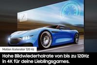 Samsung QLED 4K Q70D 55 inch tv met AI Quantum 4K processor, AI 4K afkomst, Samsung Tizen OS, Motion Xcelerator 120Hz, Smart TV, KI TV, GQ55Q70DATXZG, Duits model [2024] - thumbnail