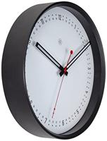 NeXtime NX-7358 Wandklok NXt Sweden Dia 30cm Kunststof Zwart - thumbnail