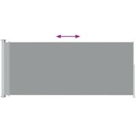 Tuinscherm uittrekbaar 180x500 cm antracietkleurig - thumbnail