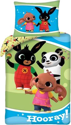 Bing Dekbedovertrek 'Hooray' 140 x 200 cm - 70 x 90 cm