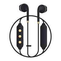 Happy Plugs | Draadloze II Hoofdtelefoon | Draadloze Bluetooth met In-line afstandsbediening en microfoon | Zwart Goud One Size - thumbnail