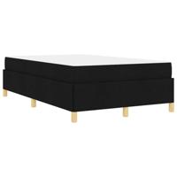 Boxspring bed Zwart en Wit en Zwart 120 x 190 cm Stof - thumbnail