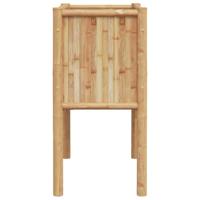 Verhoogde plantenbak Bruin 70 x 35 x 70 cm Bamboe - thumbnail