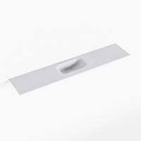 MONDIAZ EDEN Cale solid surface inleg wastafel voor toiletmeubel 110cm. Positie wasbak midden - thumbnail