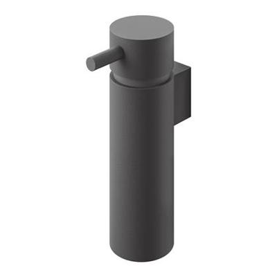 Zack Manola wand lotiondispenser 5x16.5cm RVS zwart 40558