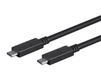 Monoprice Select Series USB-C kabel 3.1 2M US Zwart - thumbnail