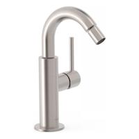 Bidetmengkraan Tres Study Exclusive met Hendel Gebogen Uitloop Rond RVS - thumbnail