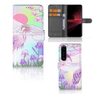 Sony Xperia 1 III | Telefoonhoesje | Met pasjeshouder | Bird Sony Xperia 1 III | Telefoonhoesje | Met pasjeshouder | Bird