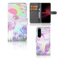 Sony Xperia 1 III | Telefoonhoesje | Met pasjeshouder | Bird - thumbnail