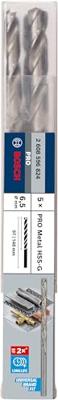Bosch Accessoires Metaalboren HSS-G, DIN 340 6,5 x 97 x 139 mm 5st - 2608596824