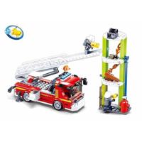 Sluban brandweer ladderwagen oefening - thumbnail
