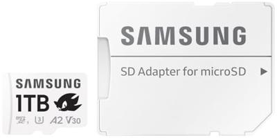 Samsung Sonic the Hedgehog PRO Plus microSD Card 1TB Micro SD-kaart Zwart