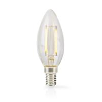 Nedis LBFE14C351 Led-filamentlamp E14 Kaars 2 W 250 Lm 2700 K Warm Wit Aantal Lampen In Verpakking: 1 Stuks Doorzichtig - thumbnail