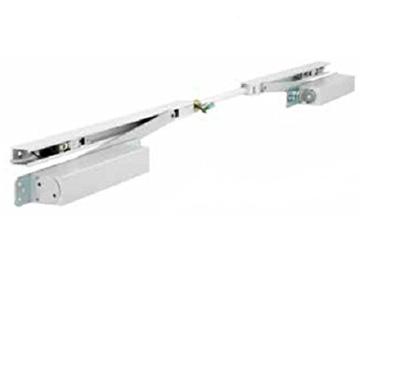 ASSA ABLOY DCG881 Inbouw-glijarmsysteem voor dubbele deuren met mechanische sluitvolgorderegelaar | kleur zilver EV1. - 10027520