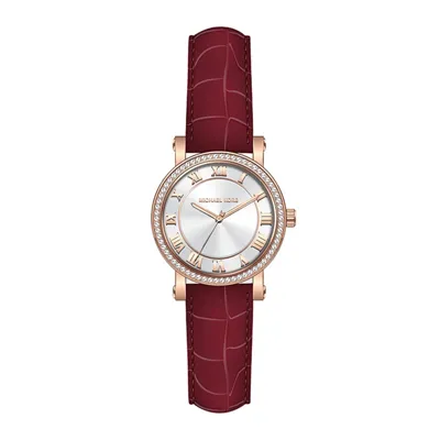 Horlogeband Michael Kors MK2708 Leder Rood 14mm Horlogeband Michael Kors MK2708 Leder Rood 14mm