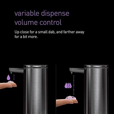 Simplehuman Zeepdispenser Sensor Oplaadbaar 266 ml RVS Glimmend Zilver