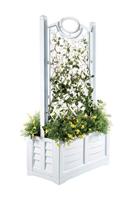 Bama Fioriera Separe Bloemenbak 80x42.5x150 cm Wit - thumbnail