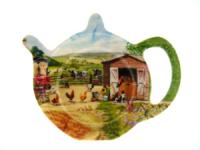 Theezakhouder met boerderijdieren - thumbnail