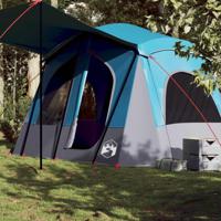 VidaXL Tent 5-persoons waterdicht blauw - thumbnail