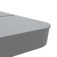 4-delige Set parasolvoeten voor kruisvoet parasol 100 kg PP - thumbnail