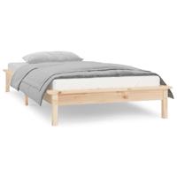 Bedframe LED massief hout 100x200 cm - thumbnail