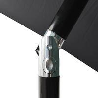 VidaXL Parasol 3-laags met aluminium paal 2 m antracietkleurig - thumbnail