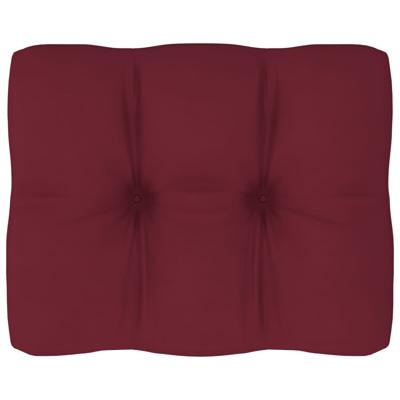 vidaXL Bankkussen pallet 50x40x10 cm wijnrood vidaXL Bankkussen pallet 50x40x10 cm wijnrood