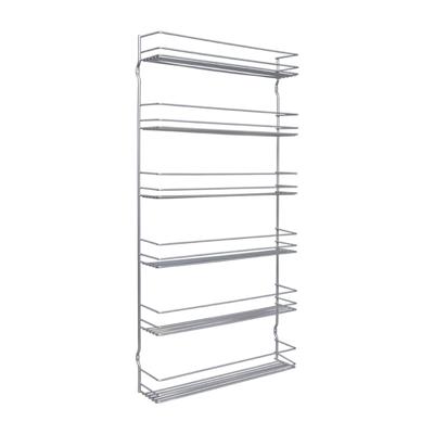Metaltex pepito kruidenrek 6 etages 36x8x71 cm zilver